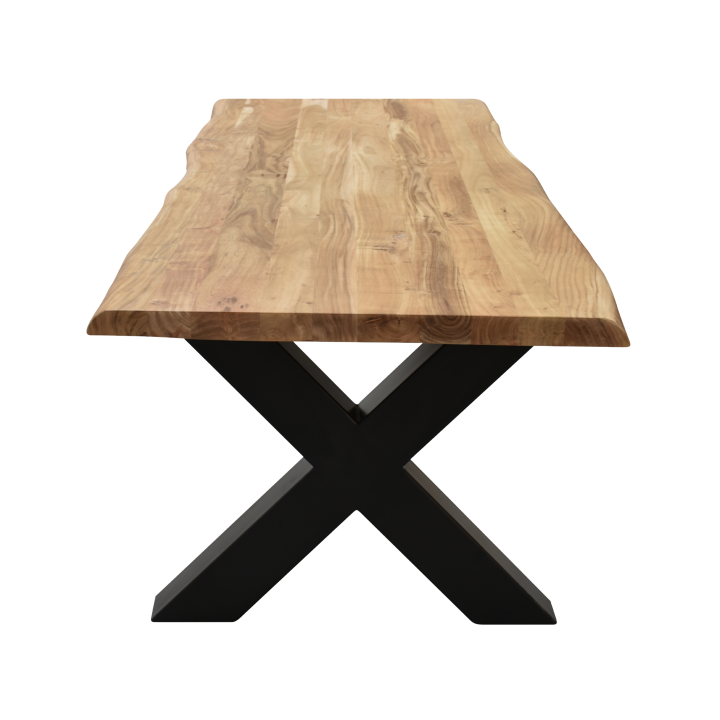 Table à manger 240 cm Zenith bois d'acacia