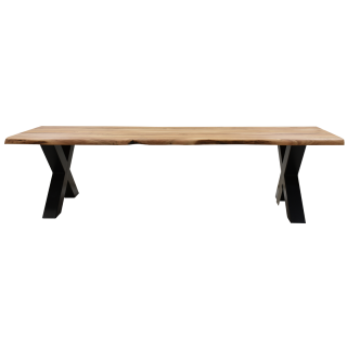Table à manger 240 cm Zenith bois d'acacia