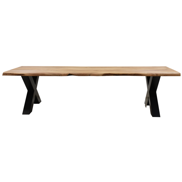 Table à manger 240 cm Zenith bois d'acacia