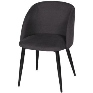 Chaise Zara tissu anthracite