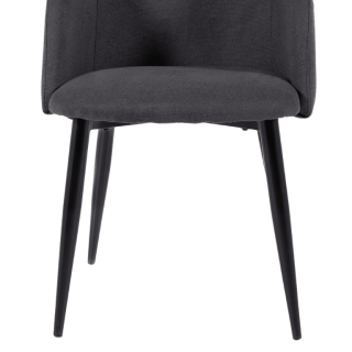 Chaise Zara tissu anthracite