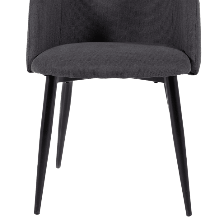 Chaise Zara tissu anthracite