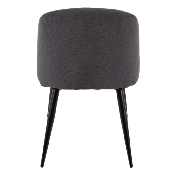 Chaise Zara tissu anthracite