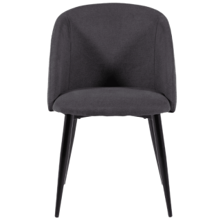 Chaise Zara tissu anthracite