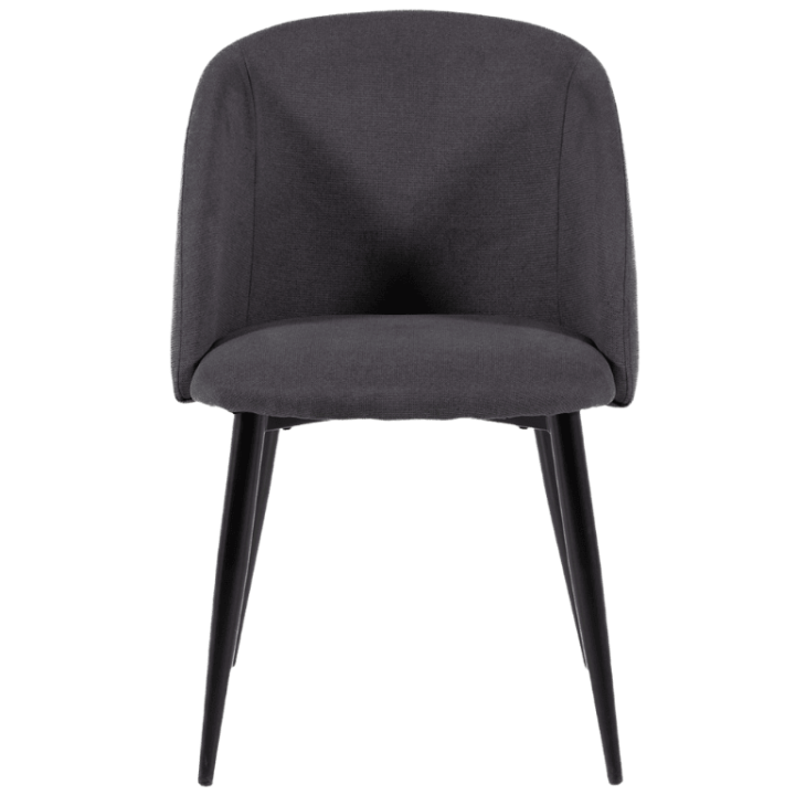 Chaise Zara tissu anthracite