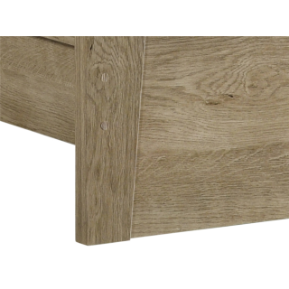 Lit 90x200 Cara caramel oak