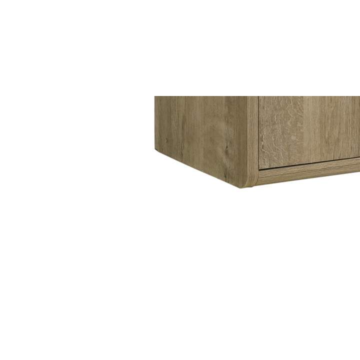 Armoire 2 portes Cara caramel oak