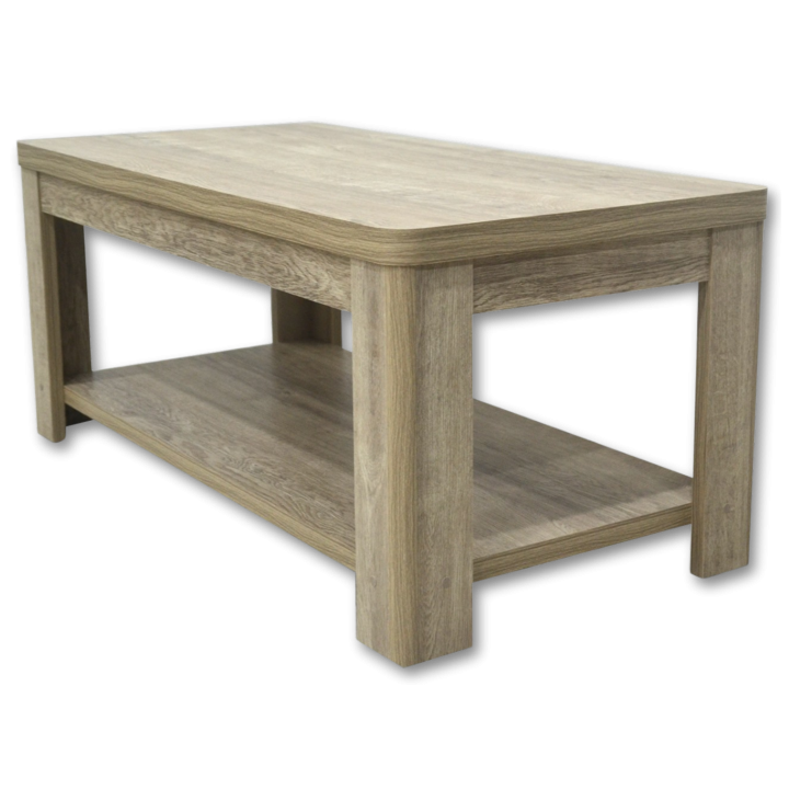 Table basse Cara caramel oak