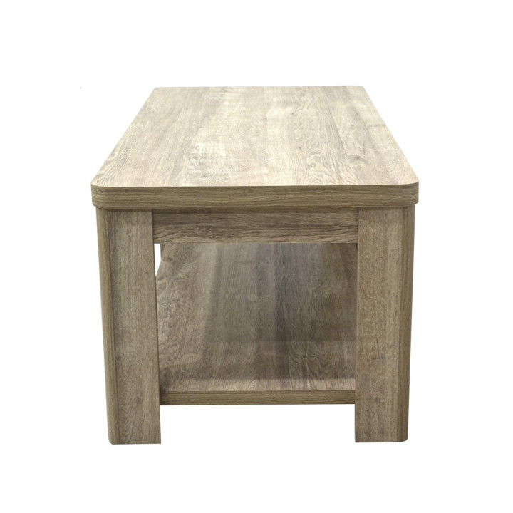 Table basse Cara caramel oak