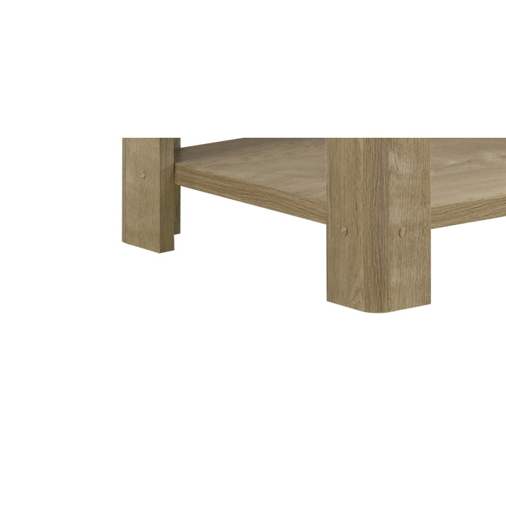 Table basse Cara caramel oak
