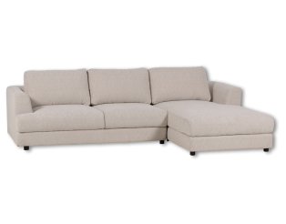 Salon d'angle droit Urban beige