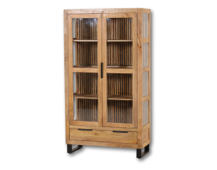 Vitrine Gladys bois de mangue