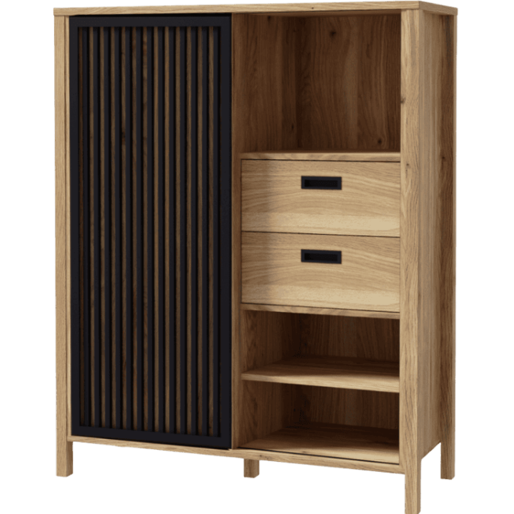 Buffet haut Jytana bois/noir