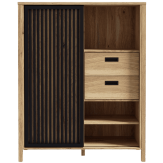Buffet haut Jytana bois/noir