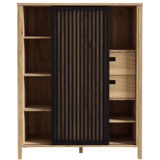 Buffet haut Jytana bois/noir