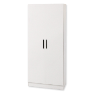 Armoire 2 portes 80 cm blanc R8012