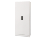 Armoire 2 portes 80 cm blanc R8012