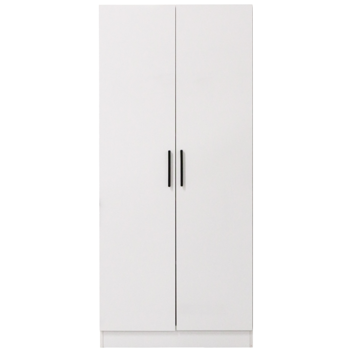 Armoire 2 portes 80 cm blanc R8012