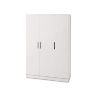 Armoire 3 portes 120 cm Blanc R8013