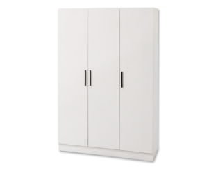 Armoire 3 portes 120 cm Blanc R8013