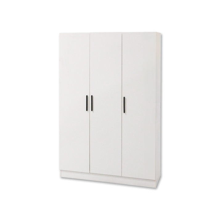 Armoire 3 portes 120 cm Blanc R8013
