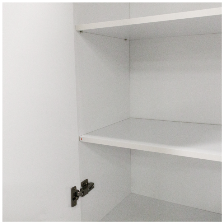 Armoire 3 portes 120 cm Blanc R8013