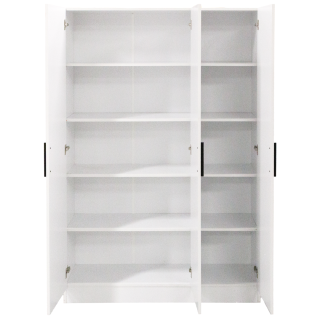 Armoire 3 portes 120 cm Blanc R8013