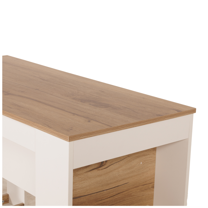 Juna - Table bar avec rangements