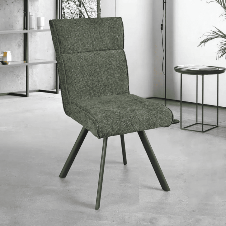Chaise Ambre vert bouteille