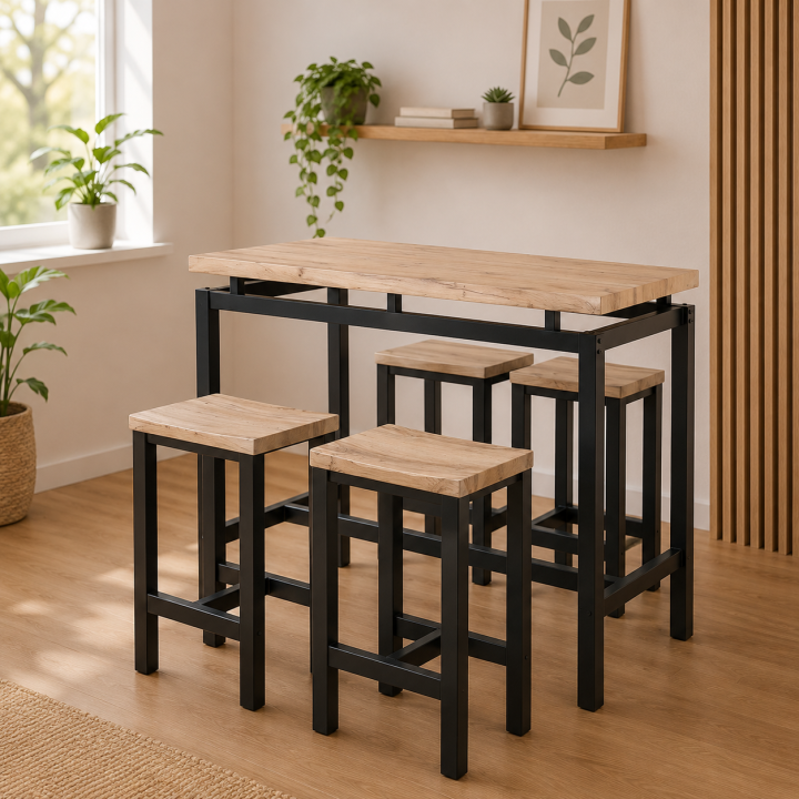 Ensemble table + tabouret Jorel