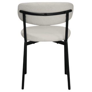 Maxima chaise bouclé blanc