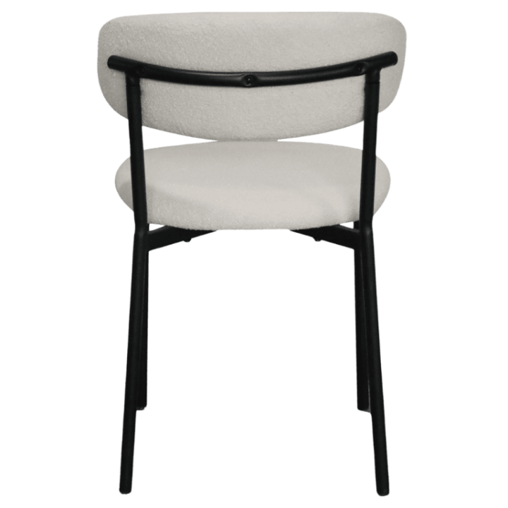 Maxima chaise bouclé blanc
