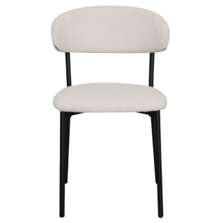 Maxima chaise bouclé blanc