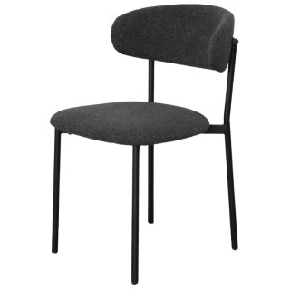 Maxima Chaise bouclé anthracite