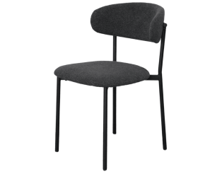 Maxima Chaise bouclé anthracite