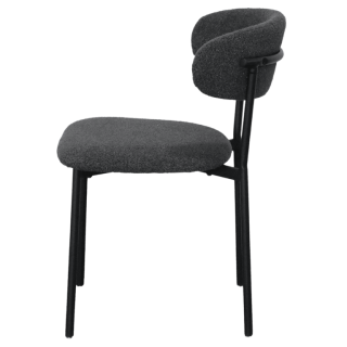 Maxima Chaise bouclé anthracite