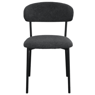 Maxima Chaise bouclé anthracite