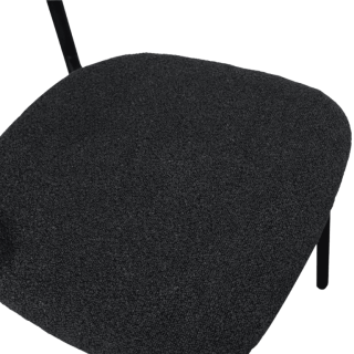 Maxima Chaise bouclé anthracite