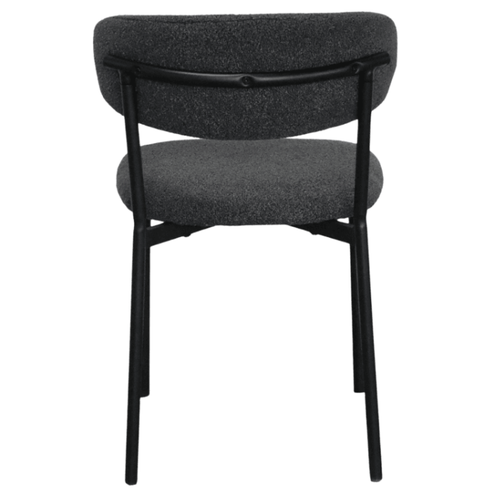 Maxima Chaise bouclé anthracite