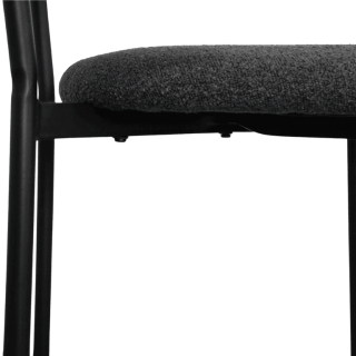Maxima Chaise bouclé anthracite