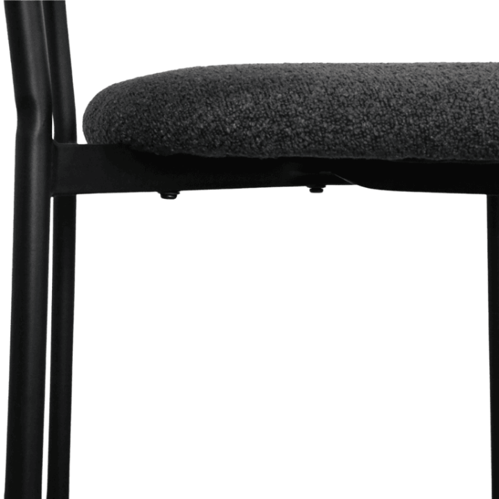 Maxima Chaise bouclé anthracite