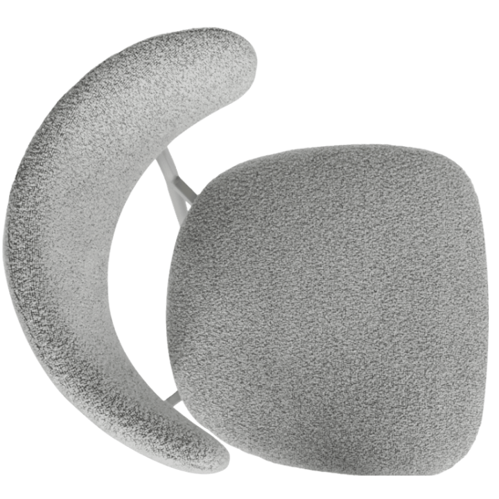Maxima Chaise Bouclé Taupe