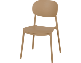 Chaise empilable Alba taupe