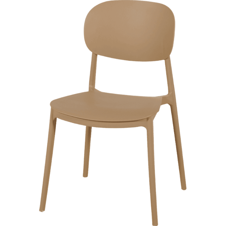 Chaise empilable Alba taupe