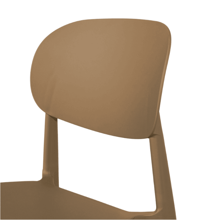 Chaise empilable Alba taupe