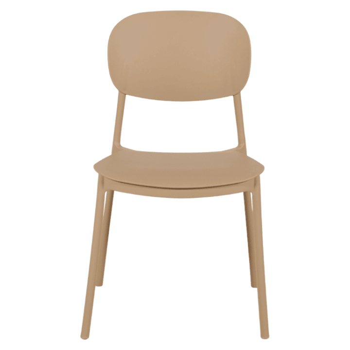 Chaise empilable Alba taupe