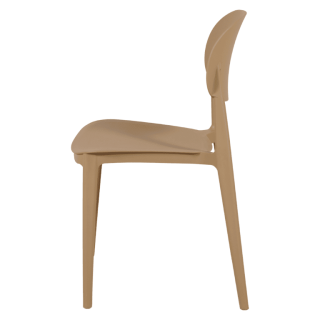 Chaise empilable Alba taupe