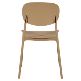 Chaise empilable Alba taupe
