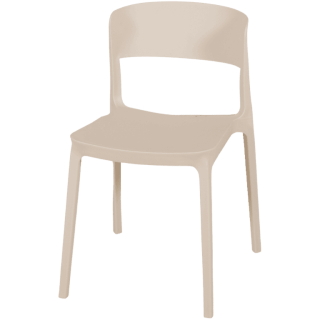 Chaise empilable Lilo Blanc