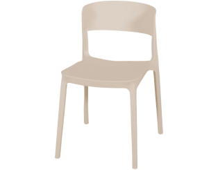 Chaise empilable Lilo Blanc